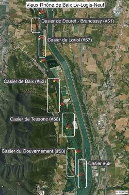 Mesures de sédimentation post-chasse - Rhône