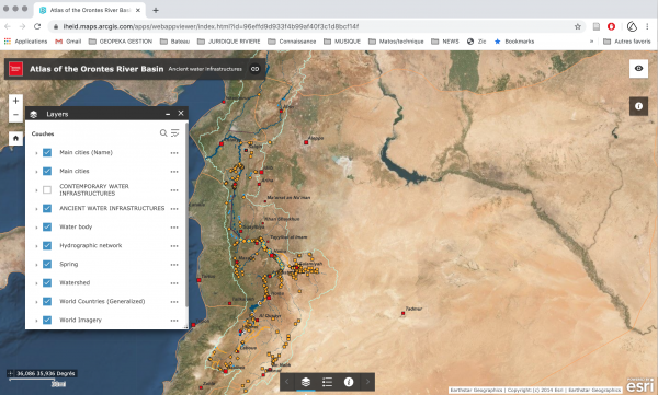E-Atlas de l'Oronte - création des WebApplications (2)