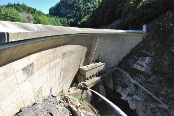 Traçage actif - barrage de Vaussaire